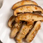 shiitake mushroom banchan, stir fried mushroom