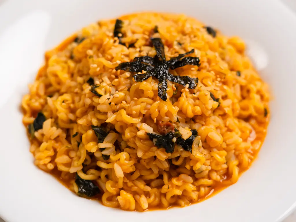 BTS Jungkook ramen porridge: Buldak Rajuk Recipe ramen porridge, rajuk