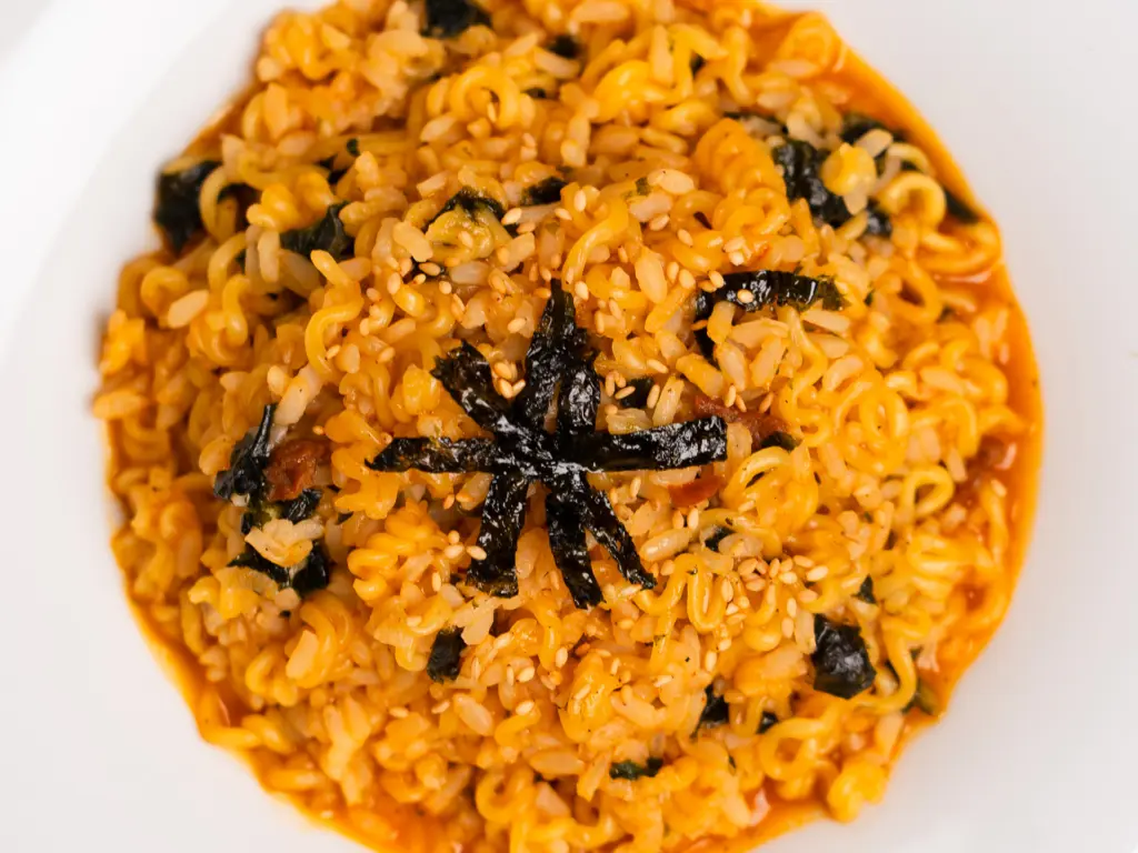 BTS Jungkook ramen porridge: Buldak Rajuk Recipe ramen porridge, rajuk