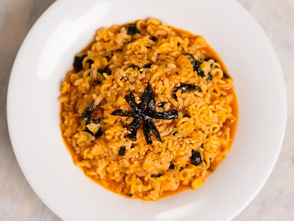 BTS Jungkook ramen porridge: Buldak Rajuk ramen porridge, rajuk