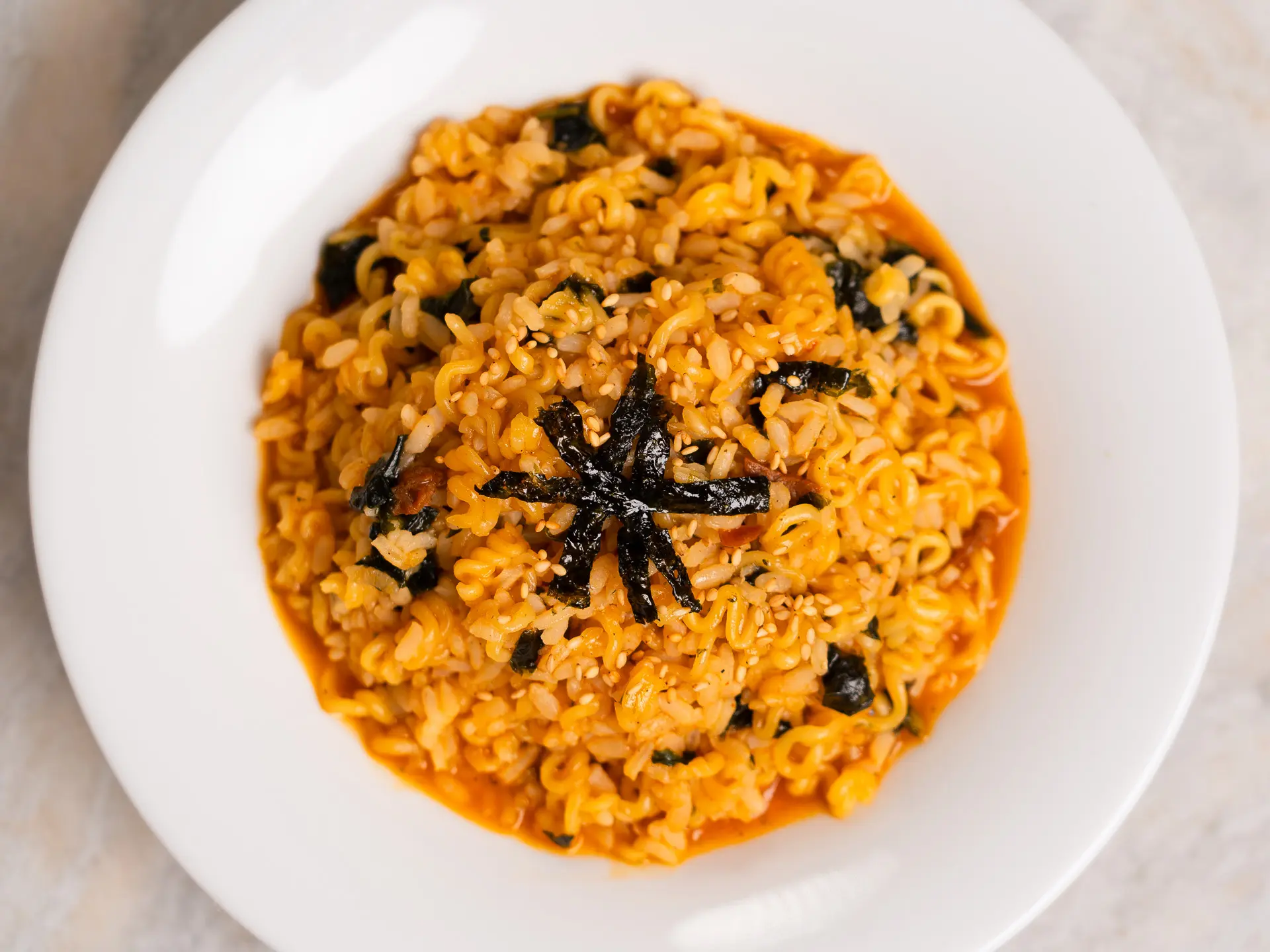 BTS Jungkook ramen porridge: Buldak Rajuk Recipe ramen porridge, rajuk