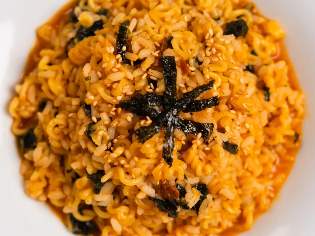 BTS Jungkook ramen porridge: Buldak Rajuk Recipe ramen porridge, rajuk