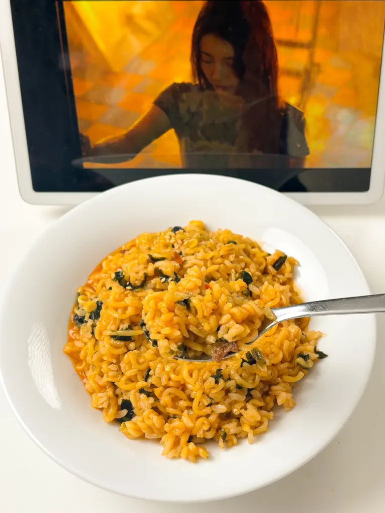 BTS Jungkook ramen porridge: Buldak Rajuk Recipe ramen porridge, rajuk