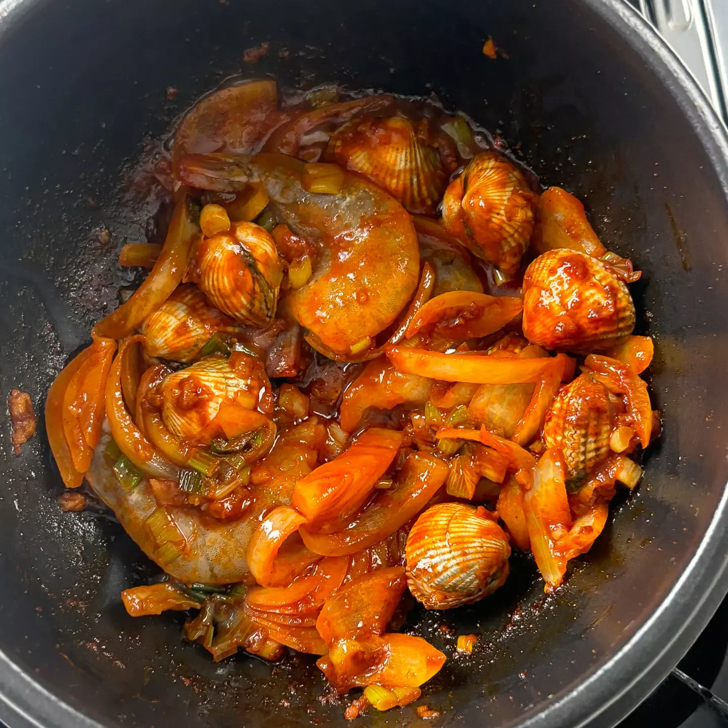 Easy Korean Seafood Sundubu Jjigae with Clams & Shrimp seafood sundubu jjigae recipe