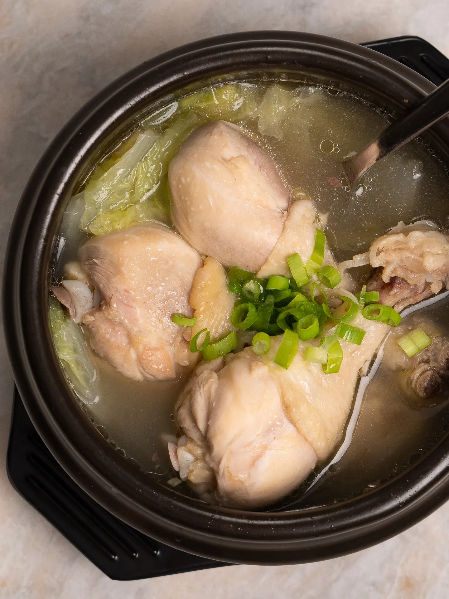 dak gomtang, Korean chicken soup recipe