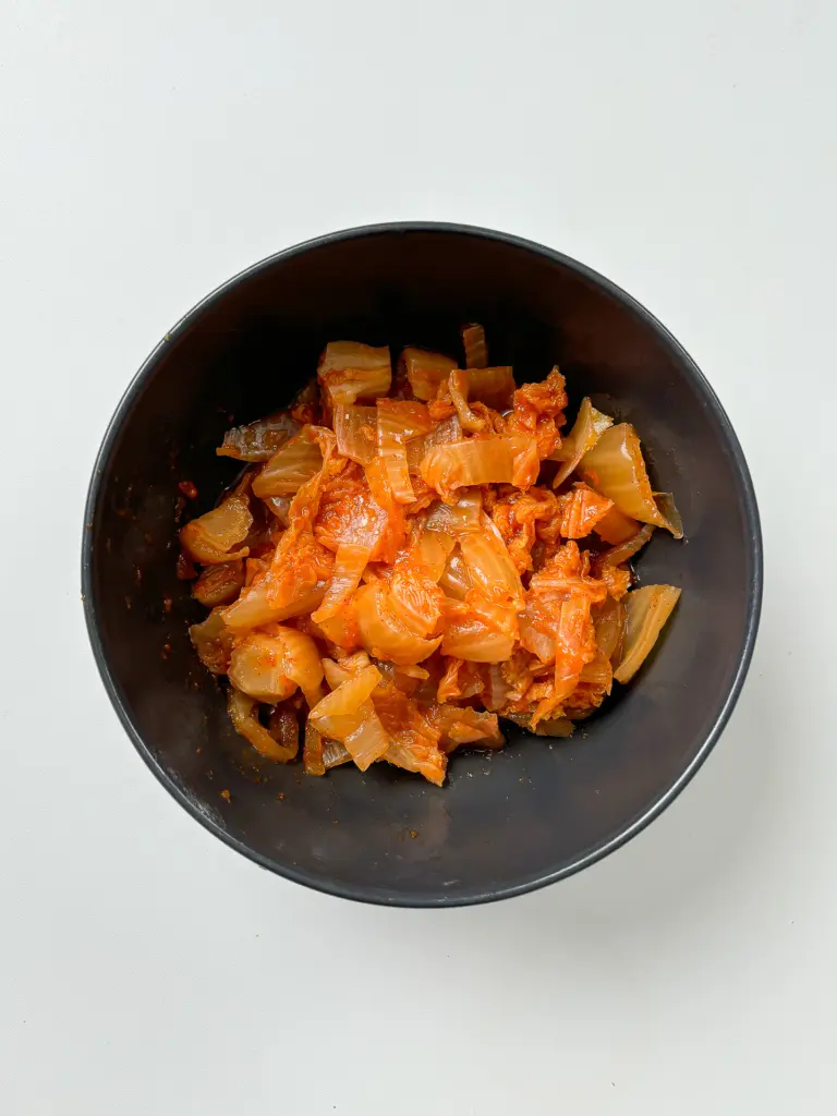 cream kimchi fried rice