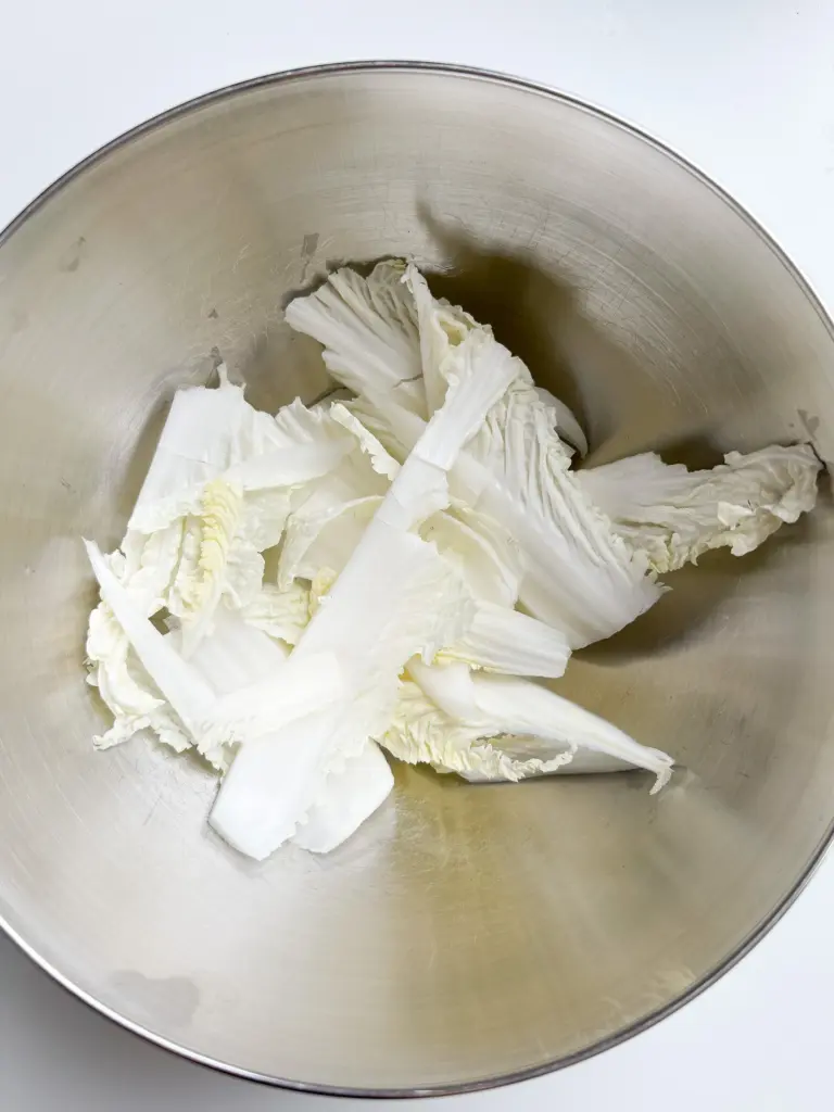 Non-Fermented Geotjeori Kimchi: The Quickest Easy Homemade Cabbage Kimchi geotjeori, fresh kimchi