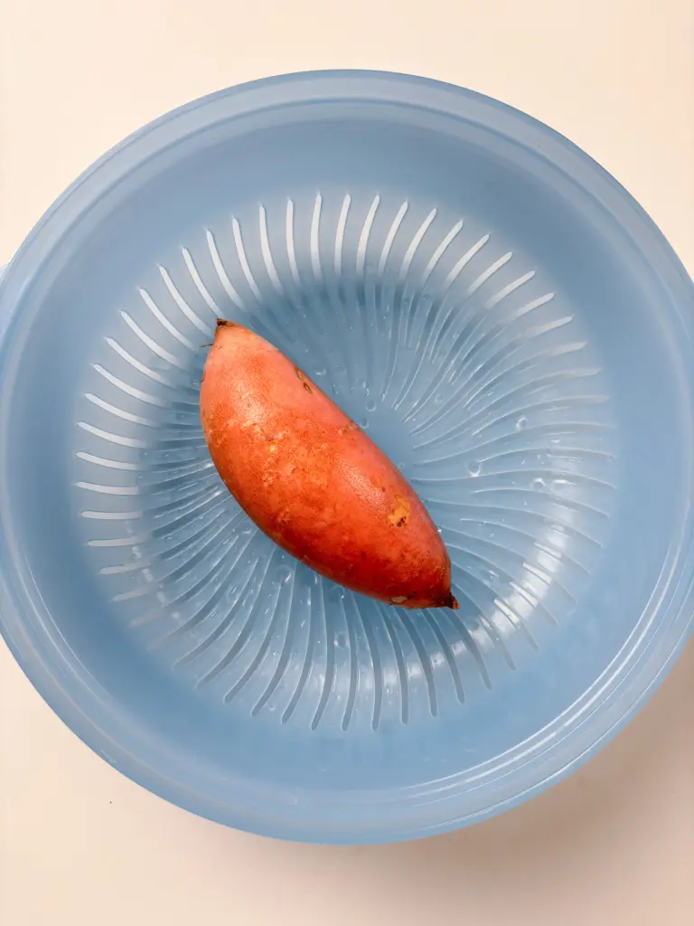 10Minute Microwave Sweet Potato with Korean Honey Butter microwave sweet potato with honey butter