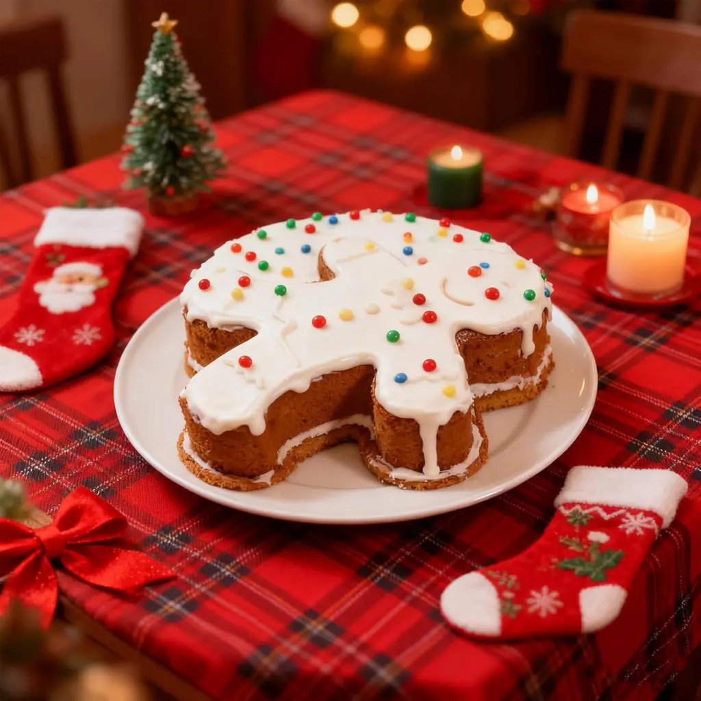 Easy Christmas Brownie Recipe: Homemade Gingerbread Man Brownie