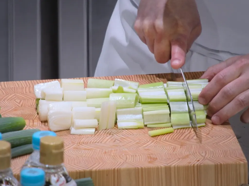 Culinary Class Wars Season 2 Episode 5, choi kangrok's green onion chawanmushi