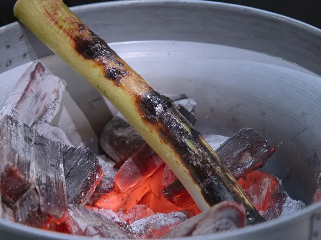 Culinary Class Wars Season 2 Episode 5, Iron Arm's green onion dish