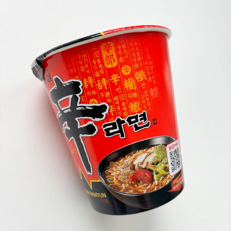 cup ramen fried rice, shin ramyun