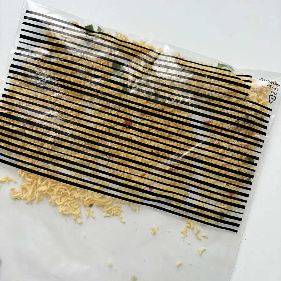 cup ramen fried rice, shin ramyun