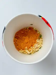 cup ramen fried rice, shin ramyun