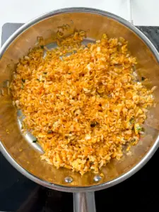 cup ramen fried rice, shin ramyun