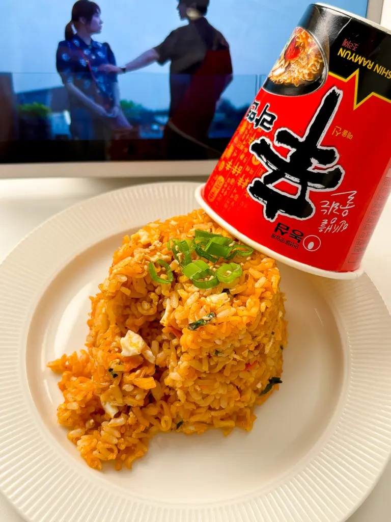 cup ramen fried rice, shin ramyun, cup noodles