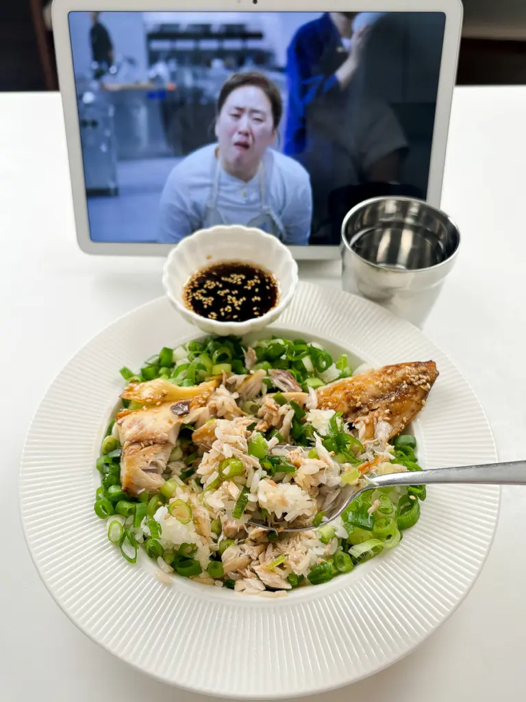 Mackerel bibimbap, culinary class wars recipe, Chef Loner in a Hole-in-the-Wall
