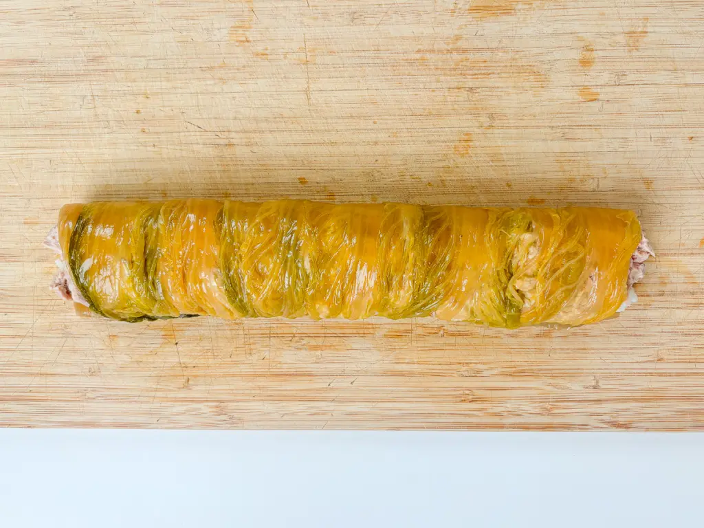 Mukcham Mari: Aged Kimchi Kimbap No Seaweed Needed! mukcham mari, kimchi kimbap, tuna mayo