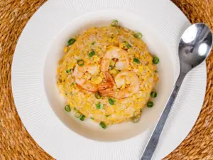 shrimp fried rice recipe, Korean fried rice, shrimp recipes with rice