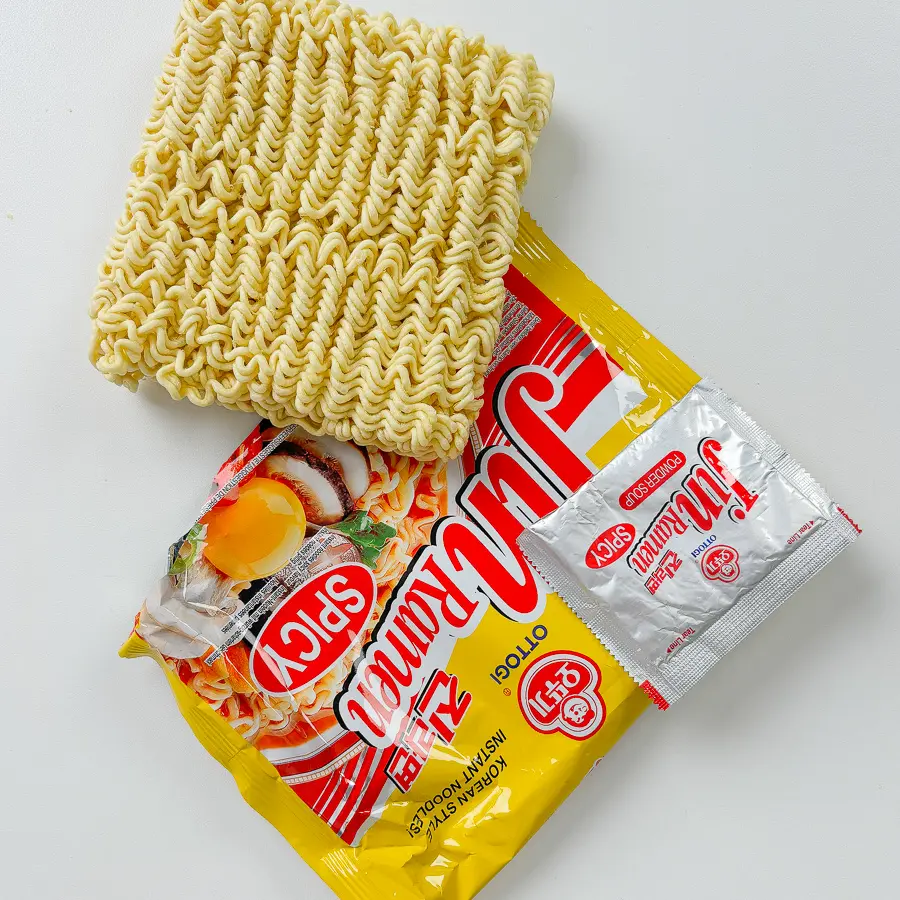 bibim mayo ramyeon, creamy ramen hack, ramyeon recipe