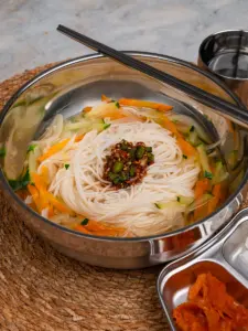Janchi guksu, banquet noodles, Korean noodle soup