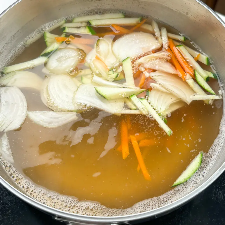 Janchi guksu recipe, banquet noodles, Korean noodle soup