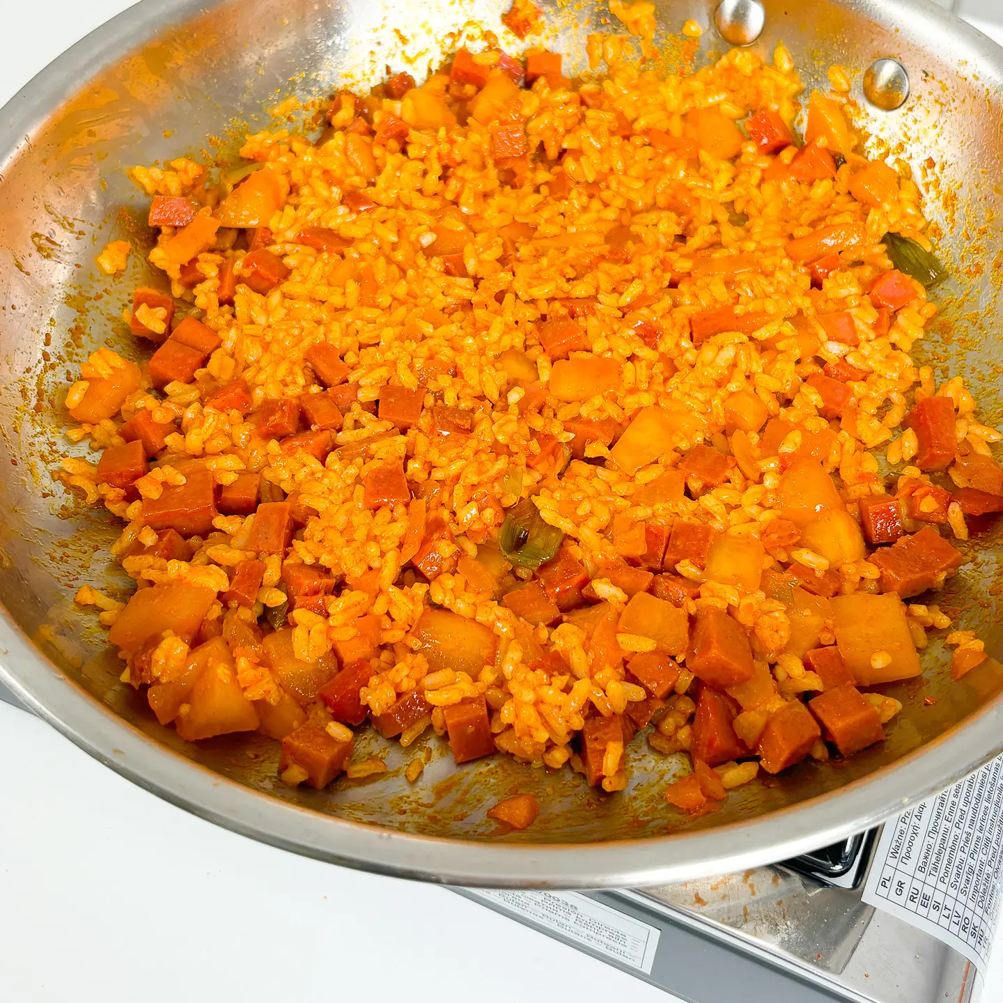 kkakdugi kimchi fried rice