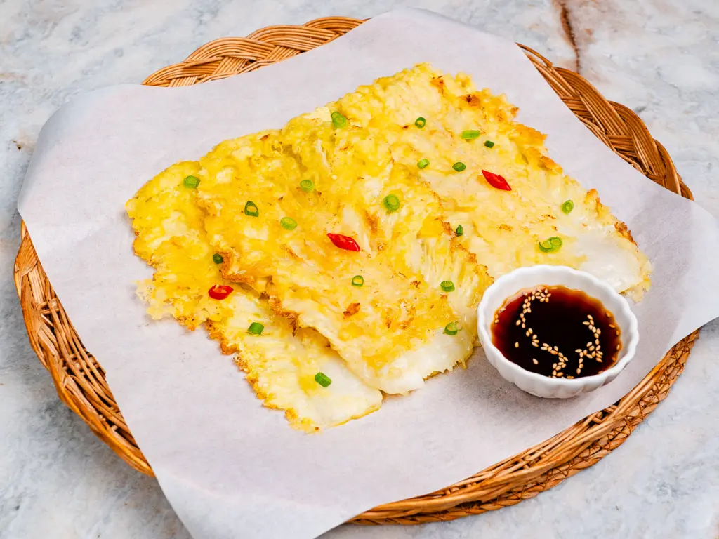 Napa cabbage pancake recipe, Korean vegetable pancake, vegan Korean pancake recipe