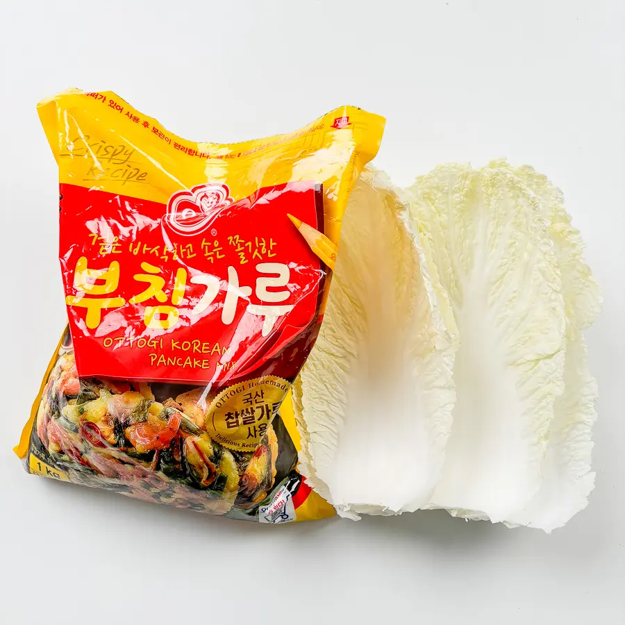 Napa cabbage pancake recipe, Korean vegetable pancake, vegan Korean pancake recipe