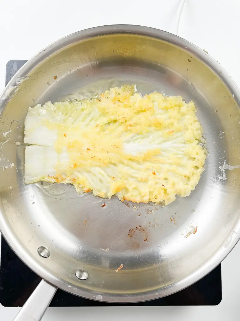 Napa Cabbage Pancake: A Crispy Vegan Korean Vegetable Pancake Napa cabbage pancake recipe, Korean vegetable pancake, vegan Korean pancake recipe