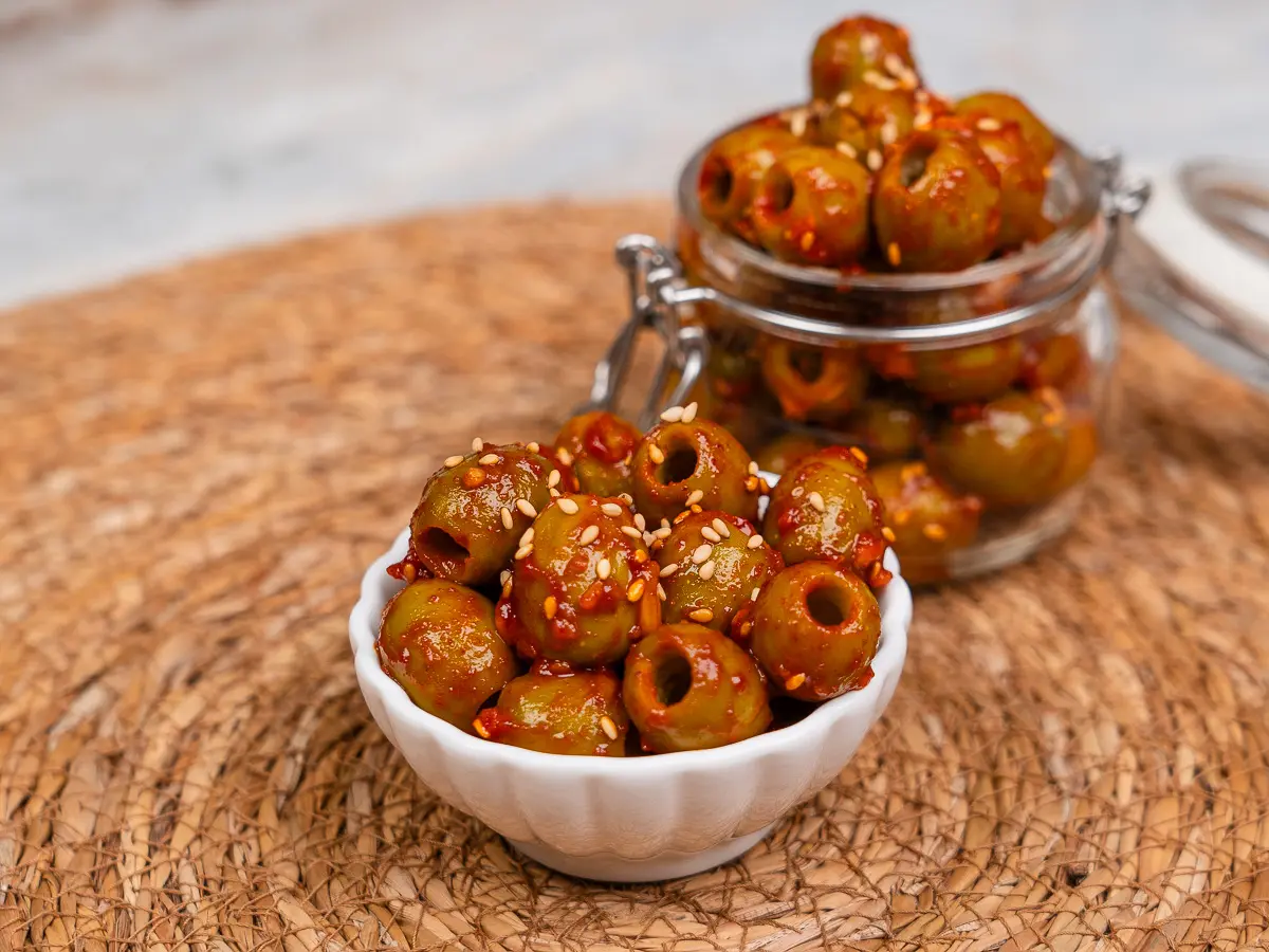 olive kimchi recipe, healthy banchan recipes, Korean side dish