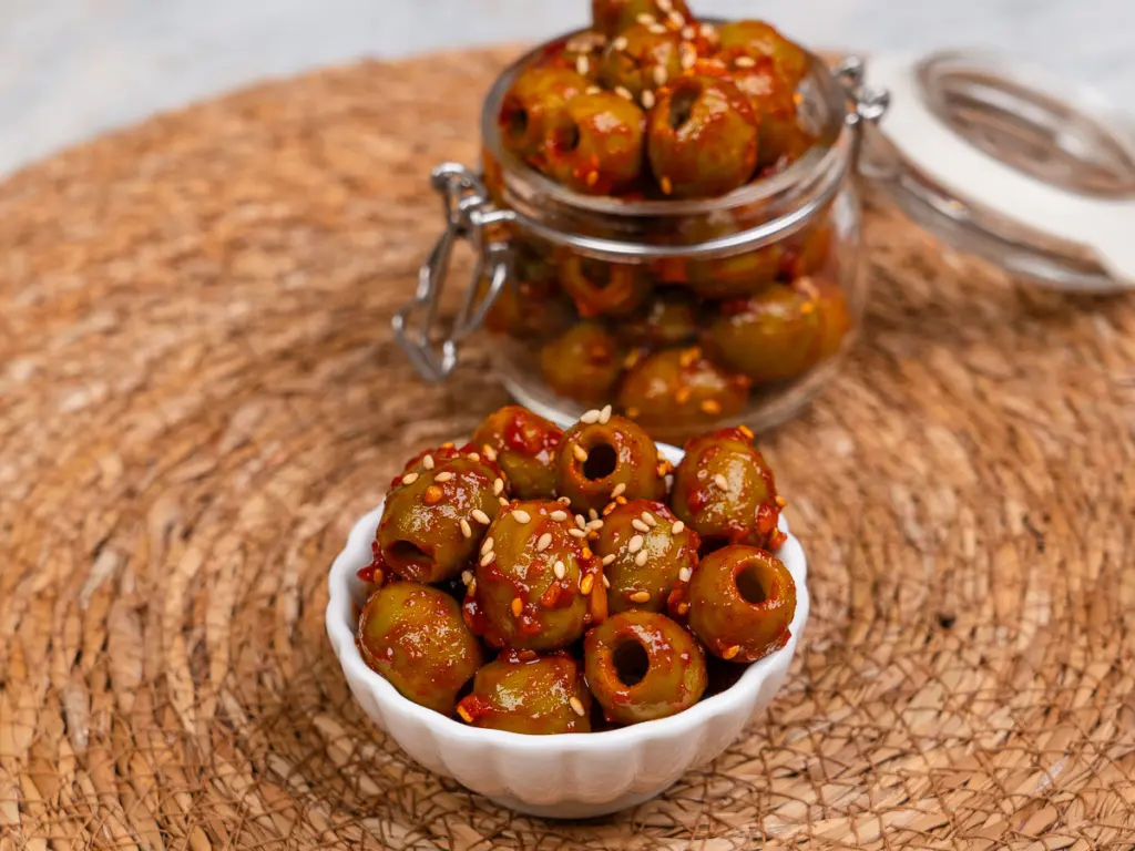 Viral Olive Kimchi: 3-Minute Easy Banchan for a Trendy Korean Side olive kimchi recipe, easy banchan recipes, Korean side dish