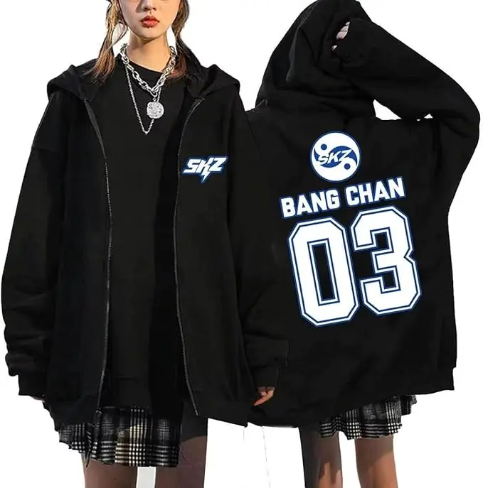 Bangchan's Favorite Food: Top 10 Must-Try Picks for SKZ Fans Bang Chan SKZ hoodie jacket for Stays fans