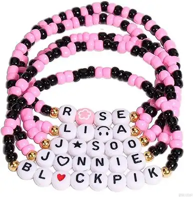 Black & Pink Bracelet Set for BLINK