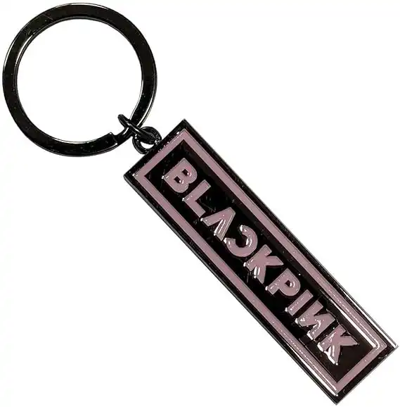 Blackpink merch, Metal Logo Keychain