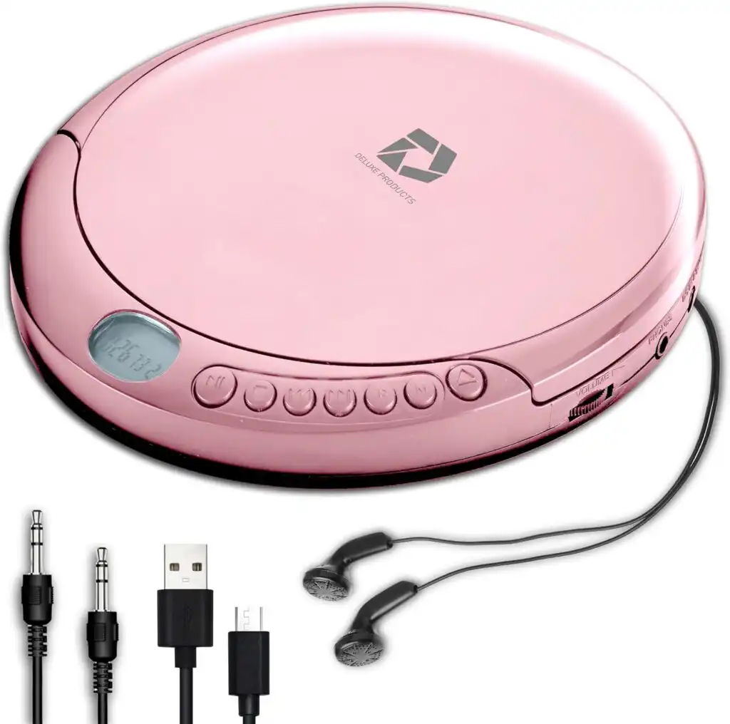Pink Portable CD Player for BLINK