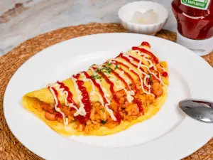 Easy Omurice: Omelet Rice Featuring Ketchup Fried Rice omurice recipe, omelet rice recipe, ketchup fried rice