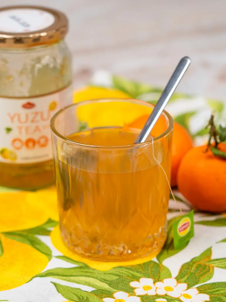 yuja mint tea, starbucks tea, starbucks copycat recipe
