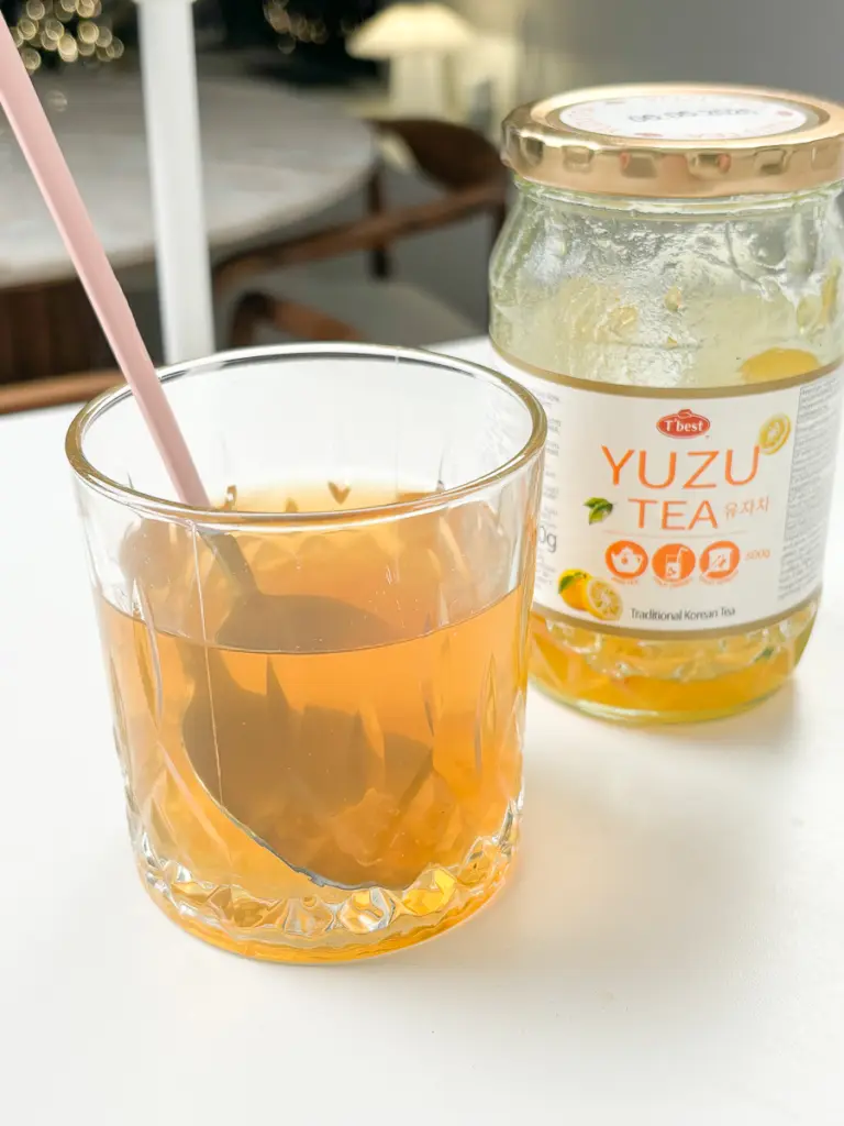 yuja mint tea, starbucks tea, starbucks copycat recipe