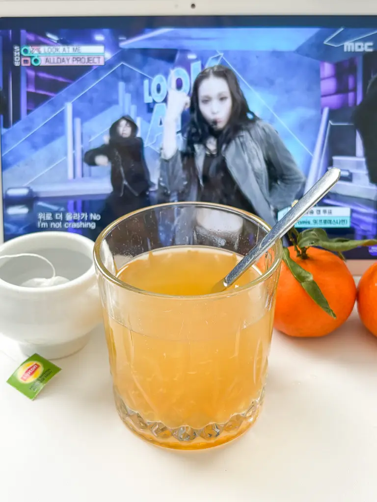 yuja mint tea, starbucks tea, starbucks copycat recipe