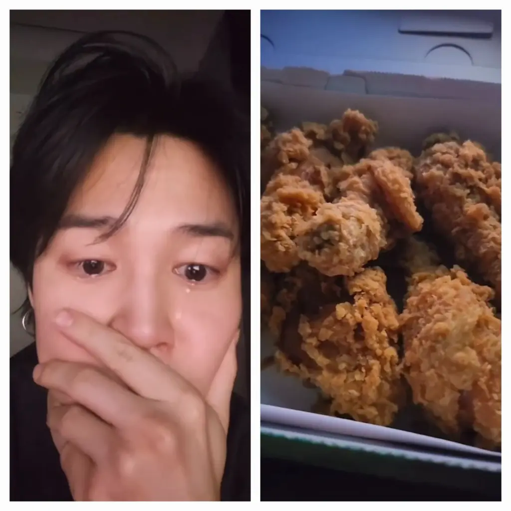 Jimin’s favorite food, Korean fried chicken