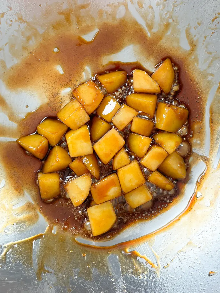 Korean braised potatoes (Gamja Jorim) Korean potato side dish recipe