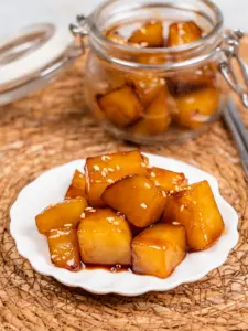 Korean braised potatoes (Gamja Jorim) Korean potato side dish