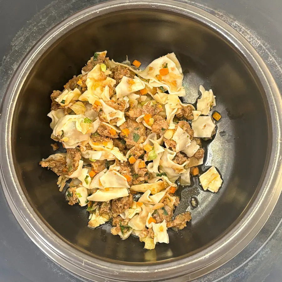 cheese mandu rice, Korean mandu rice bowl, dumpling rice recipe