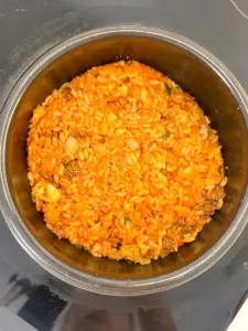 cheese mandu rice, Korean mandu rice bowl, dumpling rice recipe