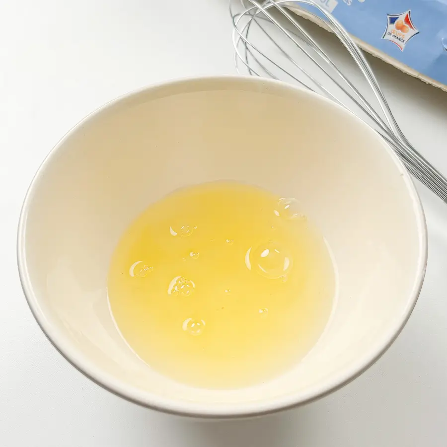 egg white coating on green beans before air frying