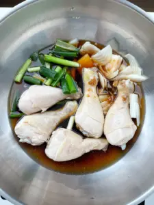 Jjimdak recipe, Korean soy sauce braised chicken, andong jjimdak recipe