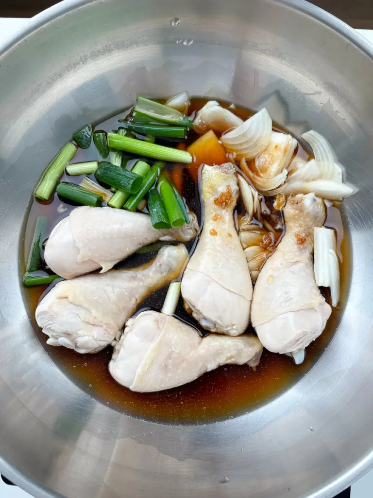 Jjimdak recipe, Korean soy sauce braised chicken, andong jjimdak recipe