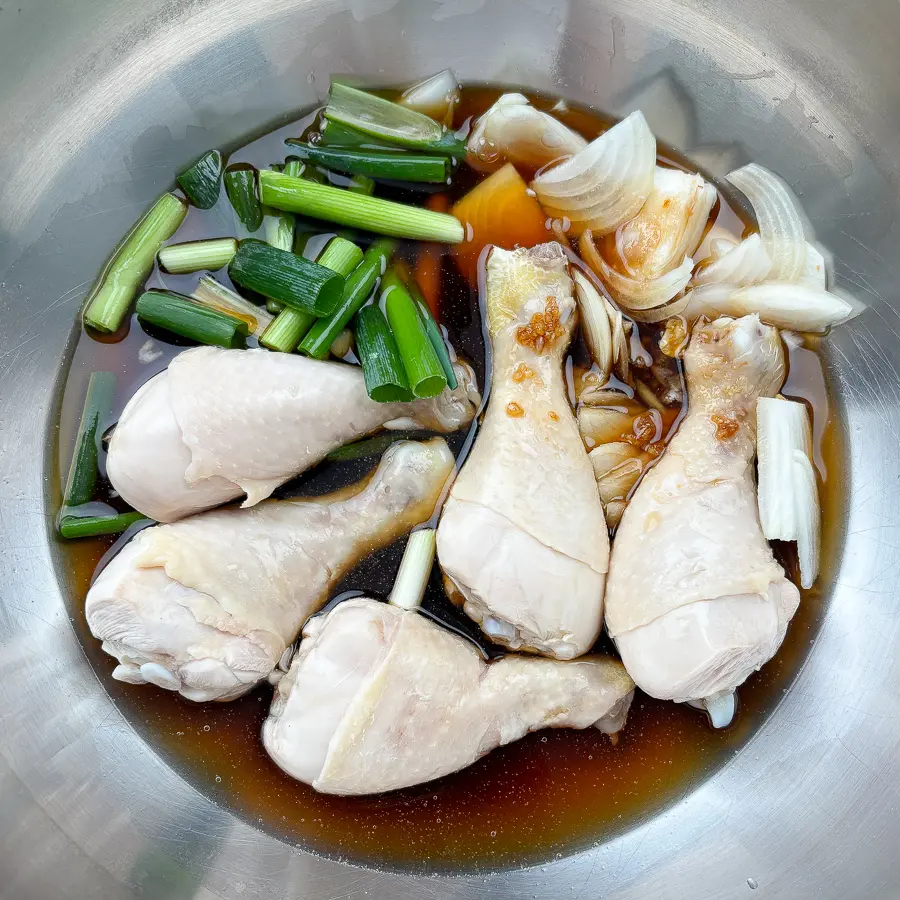 Jjimdak recipe, Korean soy sauce braised chicken, andong jjimdak recipe