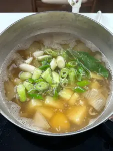 Korean potato soup recipe, easy Korean soup recipe, potato soup without cream